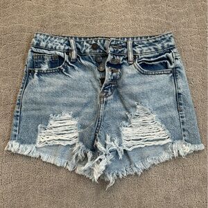 HIDDEN high rise jean shorts